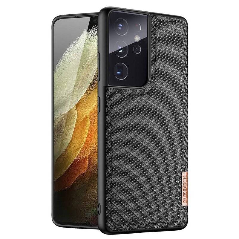 Dux Ducis Fino Back Cover Case Hülle Schutz Handyhülle kompatibel mit Samsung Galaxy S21+ (G996F) Schwarz