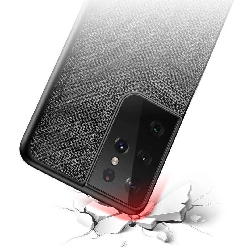 Dux Ducis Fino Back Cover Case Hülle Schutz Handyhülle kompatibel mit Samsung Galaxy S21+ (G996F) Schwarz