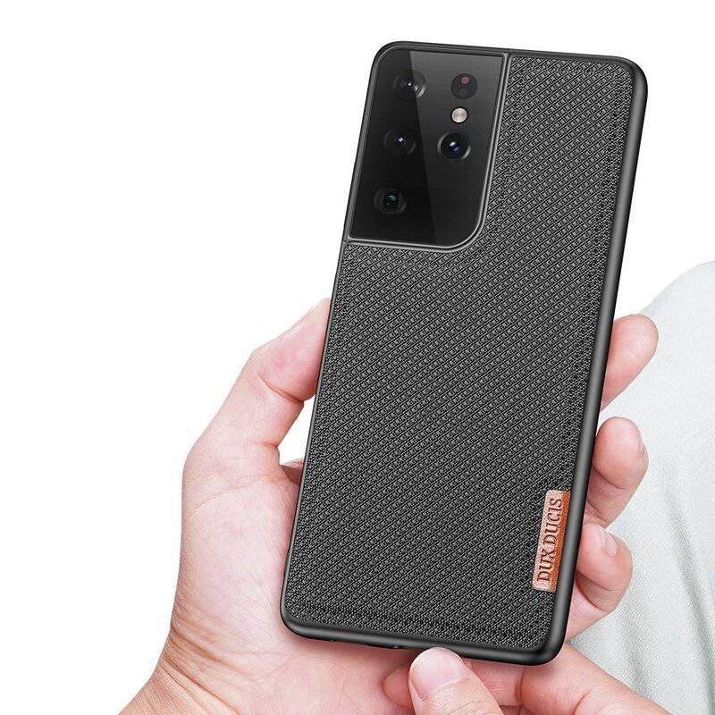 Dux Ducis Fino Back Cover Case Hülle Schutz Handyhülle kompatibel mit Samsung Galaxy S21+ (G996F) Schwarz