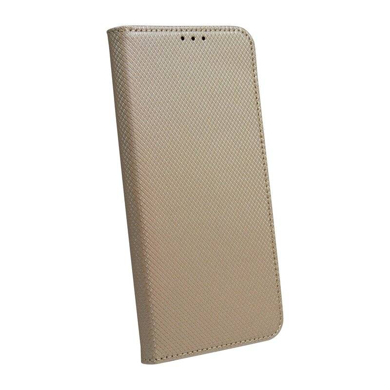 Buch Tasche "Smart" für SAMSUNG GALAXY S21 PLUS ( G996F ) Handy Hülle Schutzhülle mit Standfunktion, Kartenfach Gold
