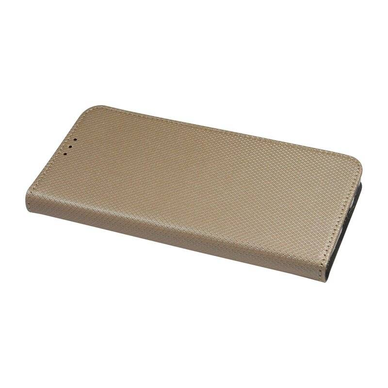 Buch Tasche "Smart" für SAMSUNG GALAXY S21 PLUS ( G996F ) Handy Hülle Schutzhülle mit Standfunktion, Kartenfach Gold
