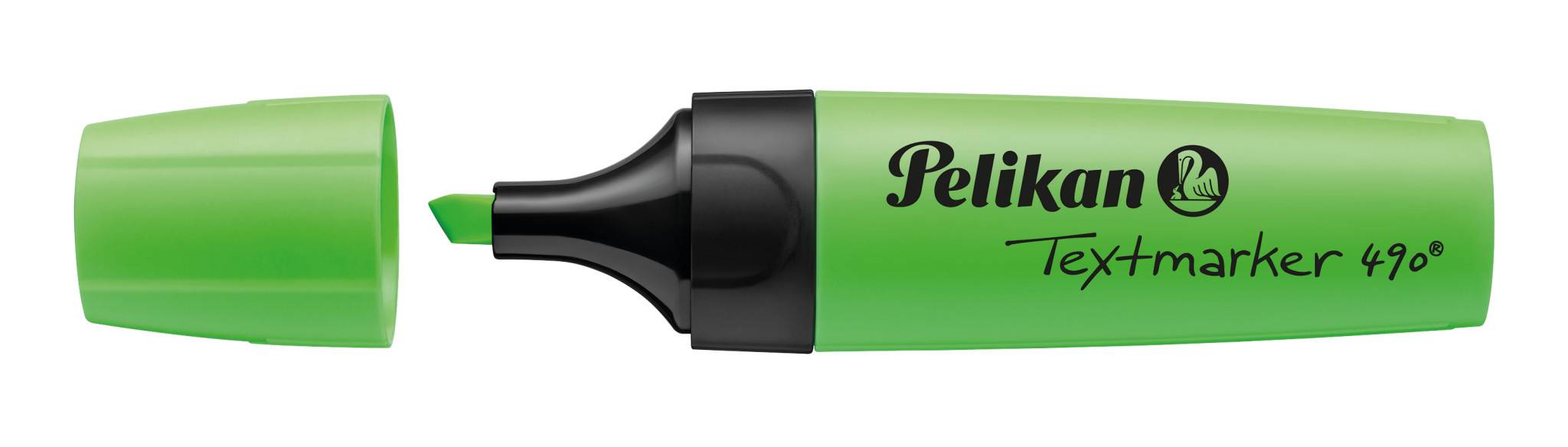 Pelikan Textmarker 490, 4 Stück(e), Grün, Orange, Pink, Gelb, Multi, Tinte auf Wasserbasis, Box
