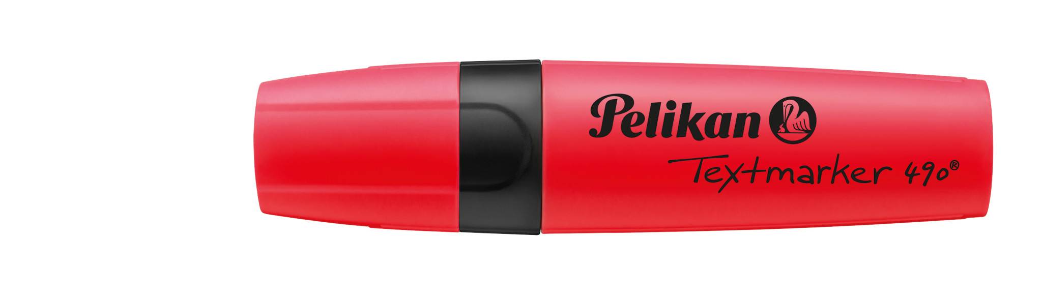 Pelikan Textmarker 490, 1 Stück(e), Rot, Rot, Polypropylen (PP)