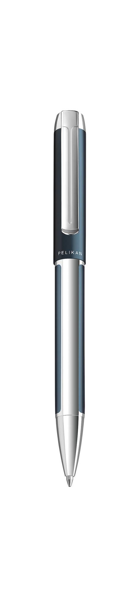 Pelikan Pura K40, Clip, Kugelschreiber mit Druckeinzugsmechanik, Nachfüllbar, Schwarz, 1 Stück(e)