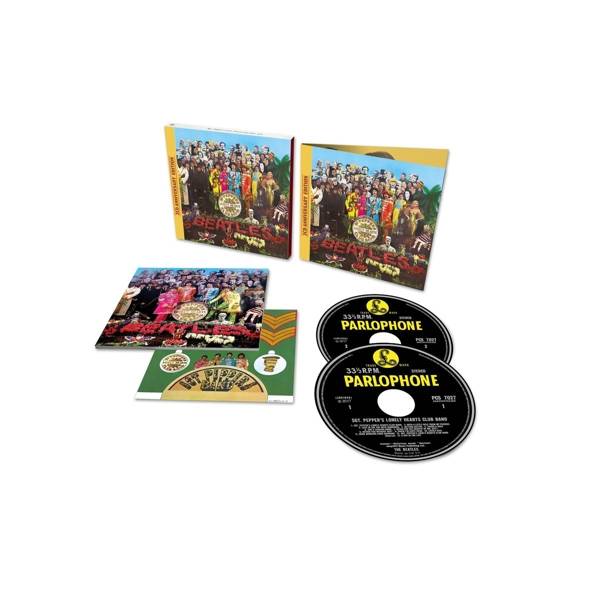Sgt.Pepper's Lonely Hearts Club Band, 2 Audio-CDs (Deluxe Anniversary Edition) 50th-Anniversary-Edition, 2 CDs