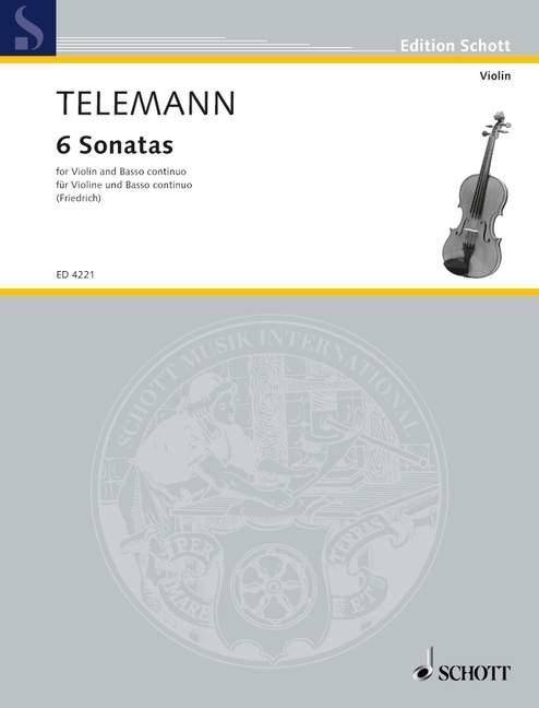 Telemann, G: 6 Sonatas Violine und Basso continuo