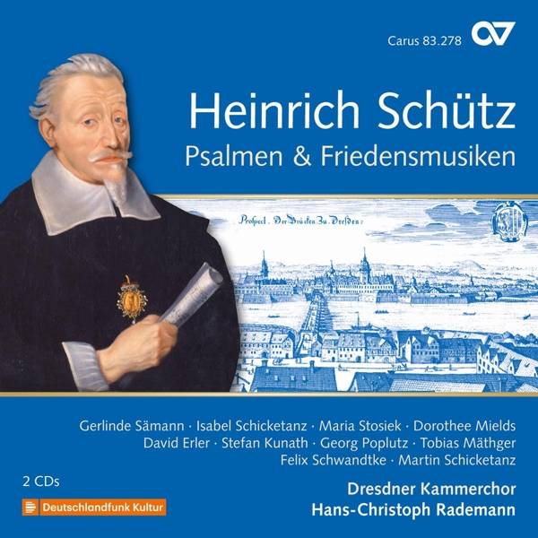Psalmen & Friedensmusiken, 2 Audio-CDs Interpreten: Dresdner Kammerchor/Dresdner Kammerchor Instrumentalisten, Dirigent: Hans-Christoph Rademann, 2 CD