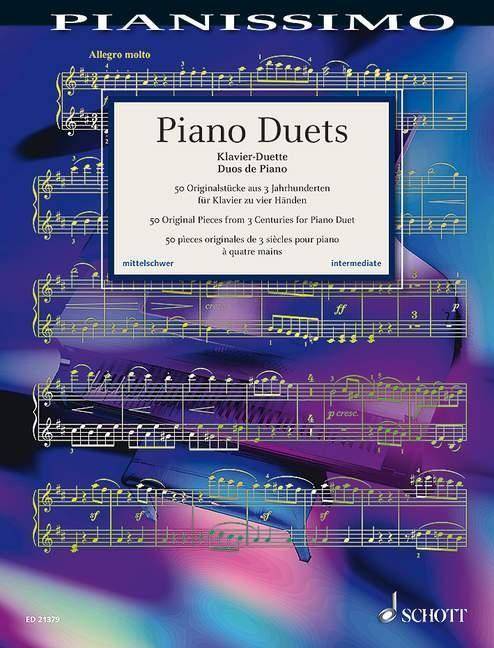 Piano Duets 50 Originalstücke aus 3 Jahrhunderten. Klavier 4-händig.