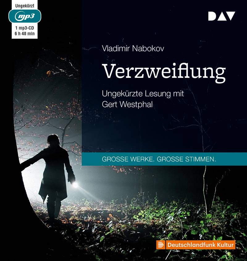 Verzweiflung, 1 MP3-CD Ungekürzte Lesung mit Gert Westphal (1 mp3-CD), Lesung. MP3 Format