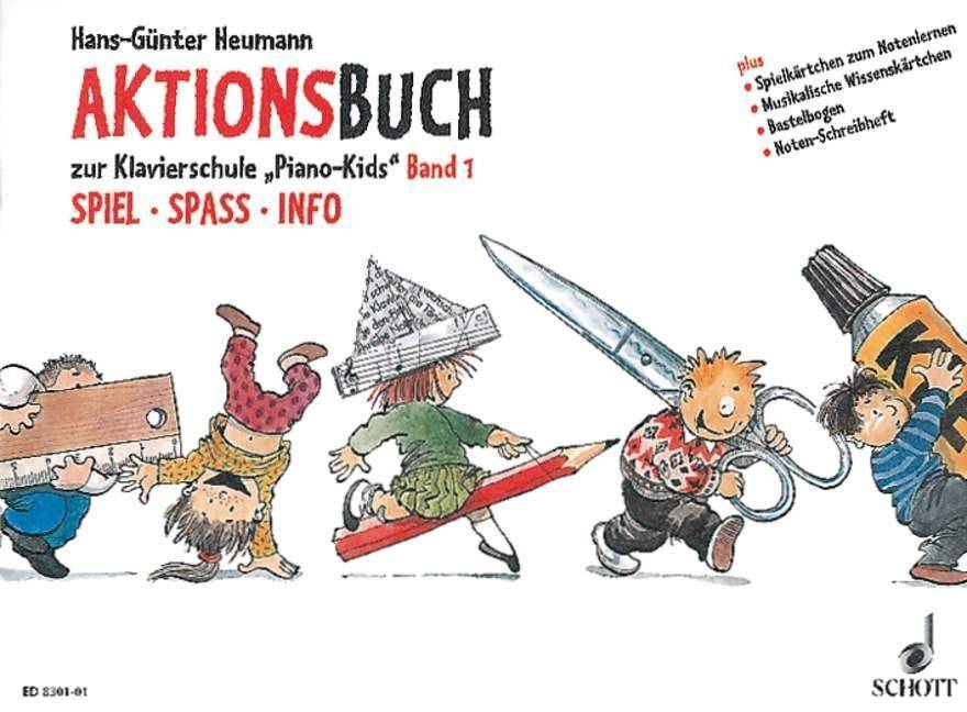 Piano Kids, Aktionsbuch. Bd.1 Zur Klavierschule Piano Kids Band 1 Spiel - Spaß - Info