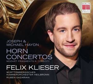Horn Concertos / Hornkonzerte / Fragments K.370B/371, 1 Audio-CD Interpreten: Felix Klieser/Württembergisches Kammerorchester Heilbronn, Dirigent: Ru
