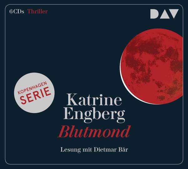 Blutmond - Ein Kopenhagen-Thriller, 6 Audio-CDs Lesung mit Dietmar Bär (6 CDs), Lesung. CD Standard Audio Format