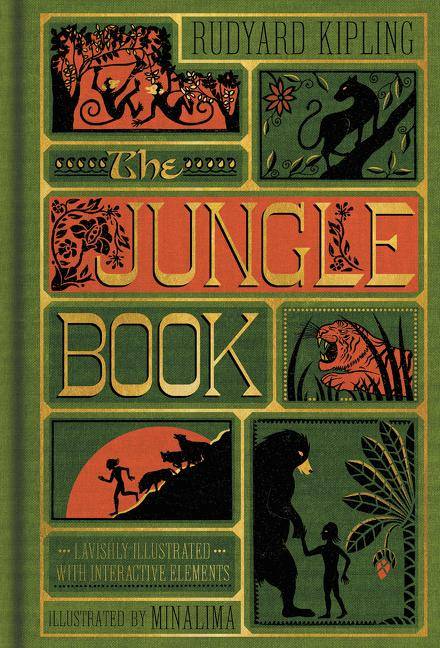 The Jungle Book Deluxe Unabridged Edition, Lavishly illustrated with interactive elements, MinaLima Classics