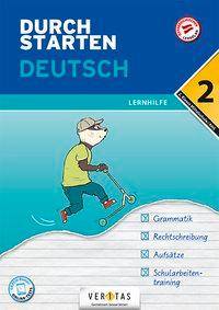 Durchstarten - Deutsch Mittelschule/AHS - 2. Klasse Lernhilfe - Übungsbuch mit Lösungen