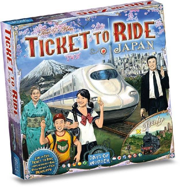 Zug um Zug, Japan + Italien (Spiel-Zubehör) Erweiterung zum Gesellschaftsspiel für 2-5 Spieler, nur spielbar mit Basisspiel 'Zug um Zug' oder 'Zu