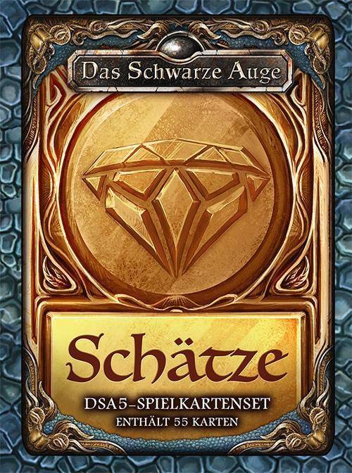 Das Schwarze Auge, DSA5-Spielkartenset Schätze & Kostbarkeiten DSA5-Spielkartenset mit 55 Karten, Das Schwarze Auge - Zubehör