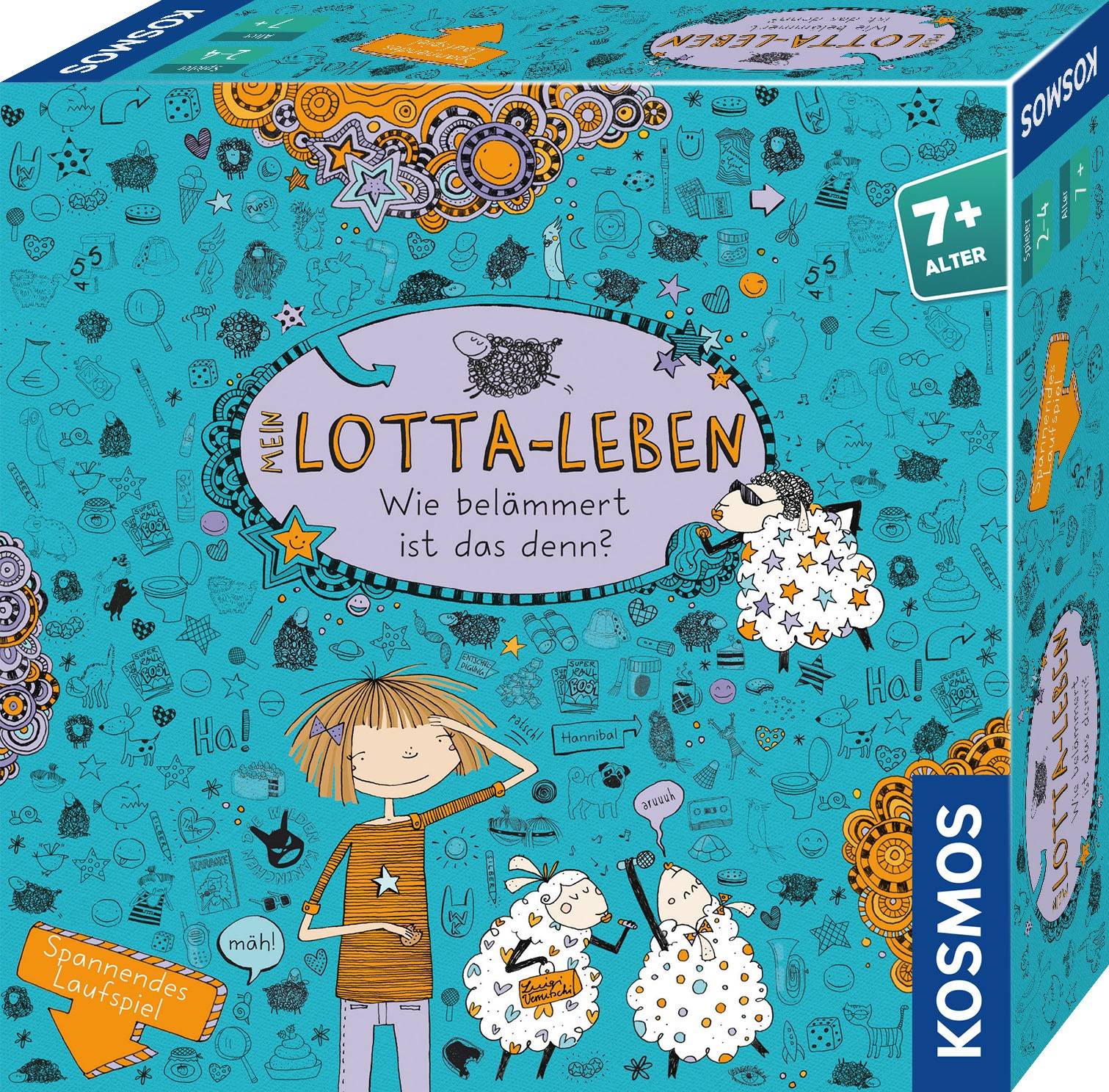 KOSMOS 681029 - Mein Lotta-Leben, Laufspiel, Familienspiel Kinderspiel