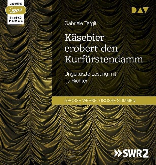 Käsebier erobert den Kurfürstendamm, 1 MP3-CD Ungekürzte Lesung mit Ilja Richter (1 mp3-CD), Lesung. MP3 Format