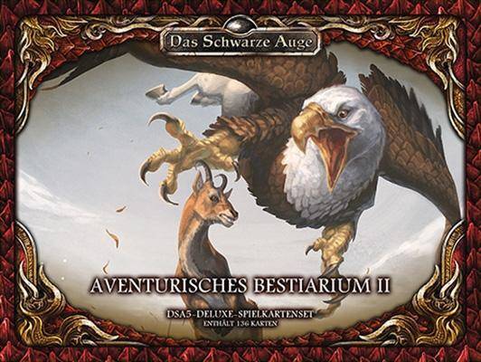 Das Schwarze Auge, Aventurisches Bestiarium 2, DSA5-Deluxe-Spielkartenset DSA5-Deluxe-Spielkartenset mit 136 Karten, Das Schwarze Auge - Zubehör