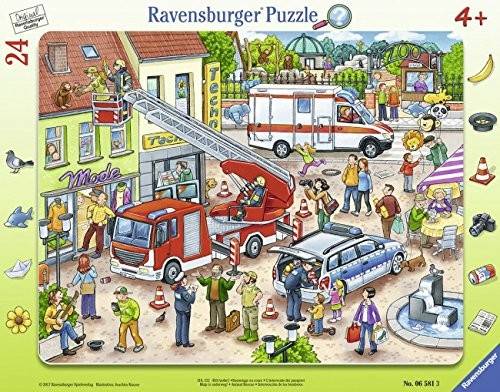 Ravensburger 065813 - 110, 112 - Eilt herbei!, Rahmenpuzzle, 24 Teile Rahmenpuzzle, 24 Teile