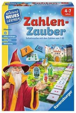 Ravensburger 24964 - Zahlen-Zauber, Zahlen von 1-10, Zahlenlernspiel Schatzsuche mit den Zahlen von 1-10. Fördert: Zahlen und Mengen, Erstes Zählen