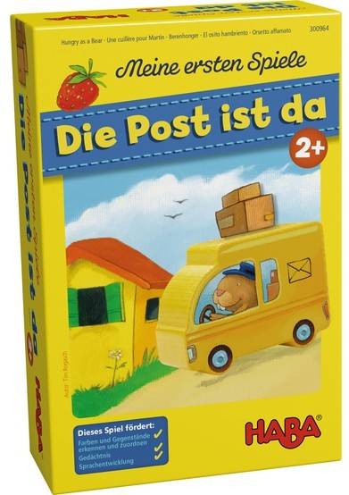 HABA 300964 - Meine ersten Spiele Die Post ist da! Postspiel für 1-4 Spieler, Meine ersten Spiele
