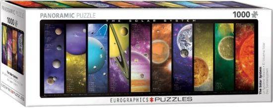 Eurographics 6010-0308 - Panorama Puzzle, The Solar System, Das Sonnensystem, 1000 Teile Panorama-Puzzle