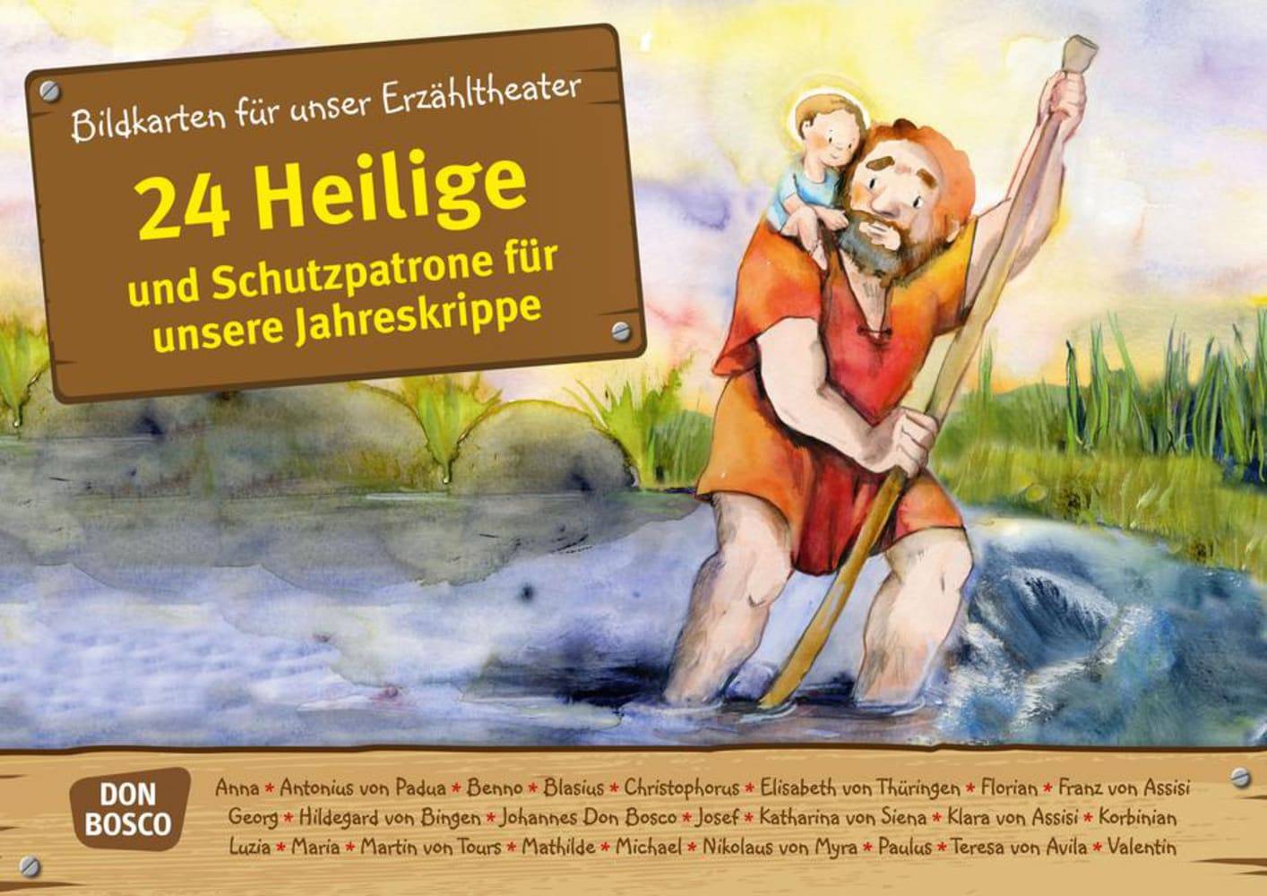 24 Heilige und Schutzpatrone für unsere Jahreskrippe, Kamishibai Bildkartenset Entdecken. Erzählen. Begreifen