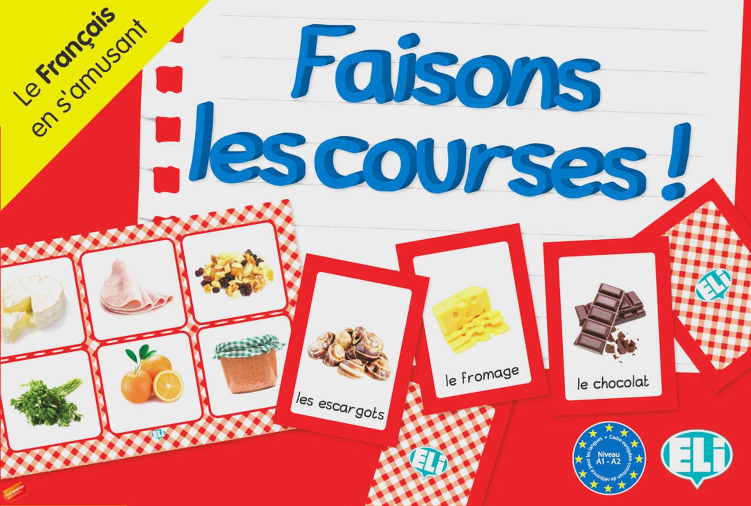 Faisons les courses (Spiel) Niveau A1-A2