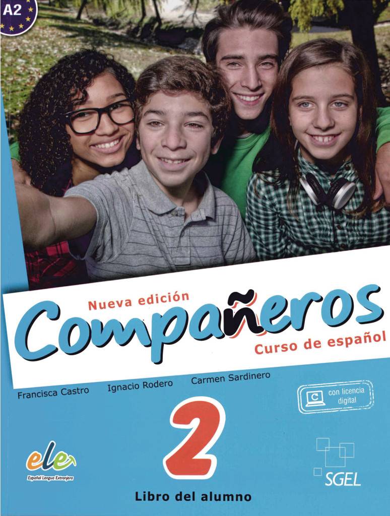 Compañeros 2 - Nueva edición, mit 1 Buch, mit 1 Online-Zugang Niveau A2. Digitale Ausgabe des Kurs- und Arbeitsbuchs über einen Code auf Blinklea