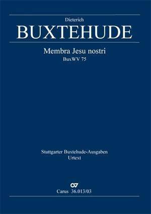 Membra Jesu nostri BuxWV 75 (L), Klavierauszug Kantatenzyklus. Soli SSATB, Chor SSATB. Lateinisch