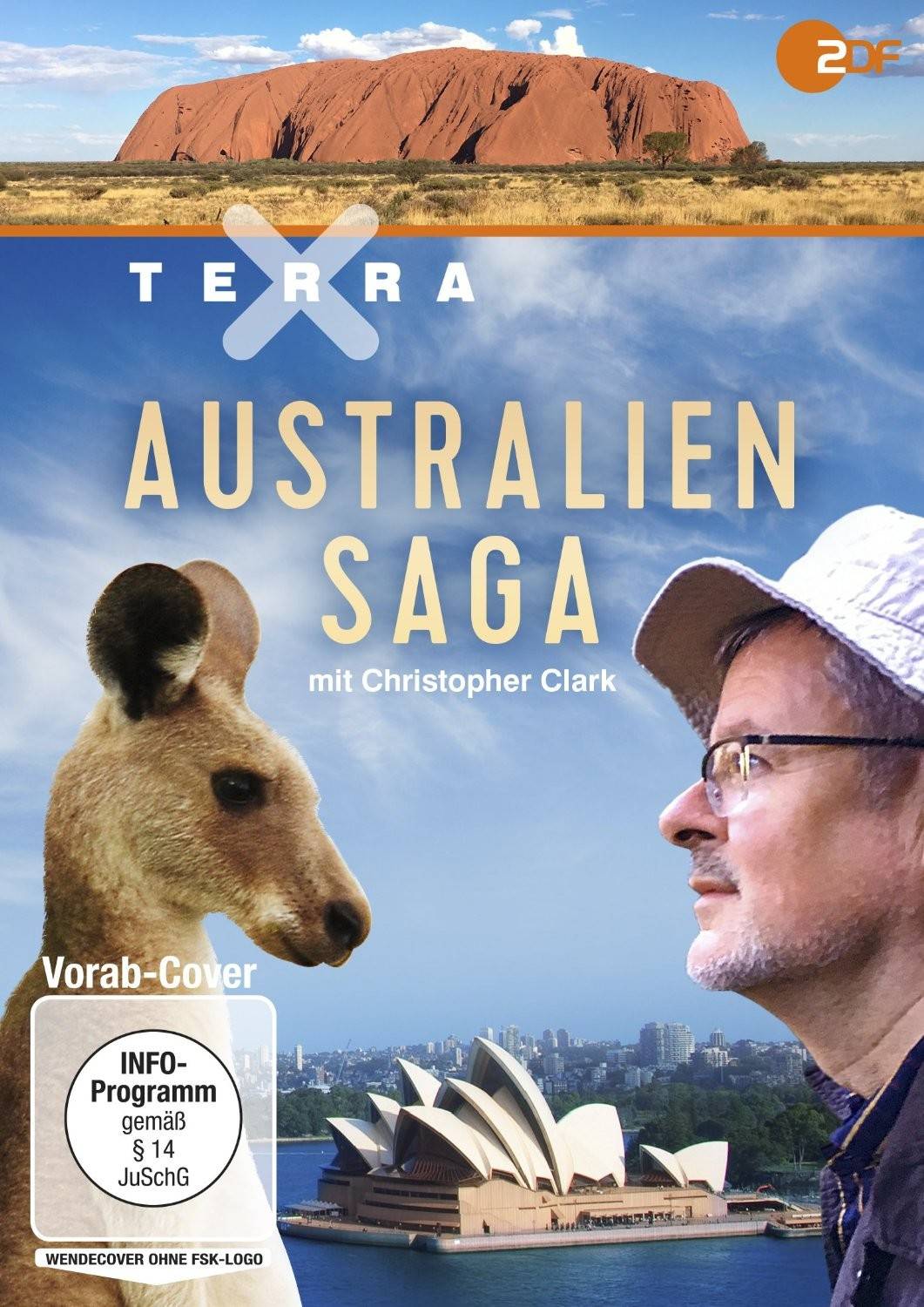 Terra X: Australien-Saga mit Christopher Clark Regie: Gero von Boehm, Schauspieler: Christopher Clark, D 2016, INFO-Programm, DVD-Video, Dt, UT: Dt f