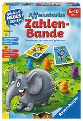 Ravensburger 24973 -  Affenstarke Zahlen Bande, Rechen Lernspiel, Legespiel Gemeinsam rechnen und gewinnen