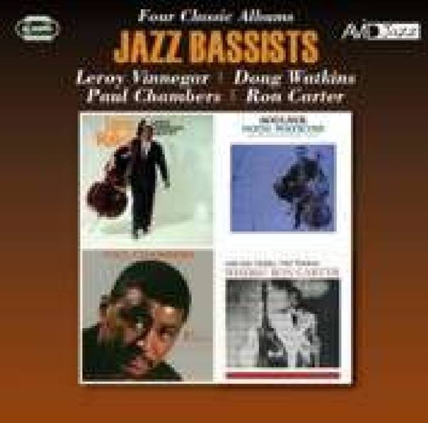 Jazz Bassists - Four Classic Albums, 2 Audio-CDs Leroy Vinnegar: Leroy Walks / Doug Watkins: Soulnik / Paul Chambers: 1st Bassman / Ron Carter: