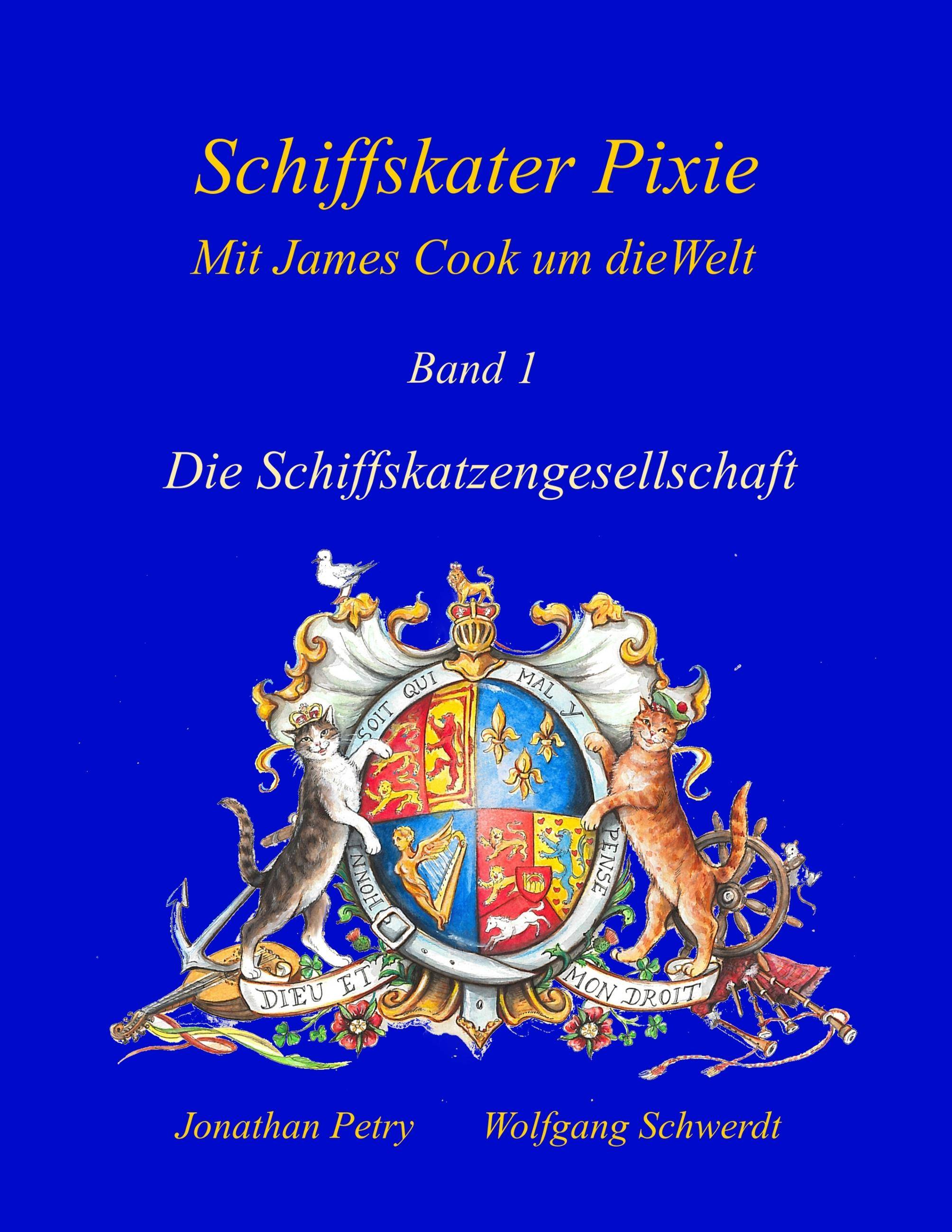 Schiffskater Pixie, Mit James Cook um die Welt Die Schiffskatzengesellschaft