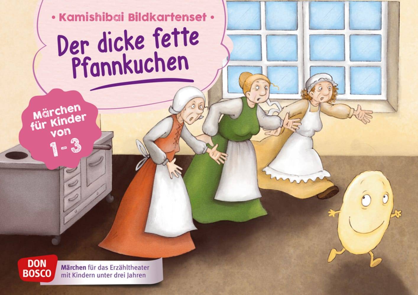 Der dicke fette Pfannkuchen Märchen für Kinder von 1-3