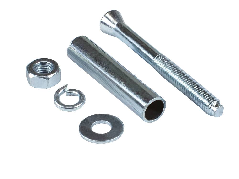 Good Connections® Wandbefestigungszubehör für 19" Wandgehäuse FLAT-Pack (Good Connections®-RFxxxx), 4x M8 x 80mm Dübel