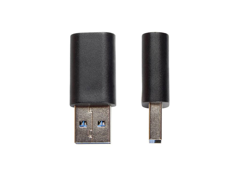 Kabelmeister® Adapter USB 3.0 / USB 3.1 (Gen. 1) Stecker A an USB-C™ Buchse, schwarz