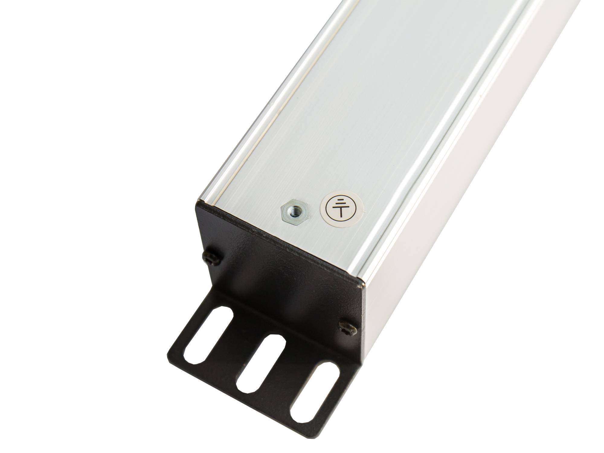 Kabelmeister® 19" Steckdosenleiste, 1HE, Schutzkontakt-Stecker an 8x Schutzkontakt-Buchse, ÜSS, Schalter