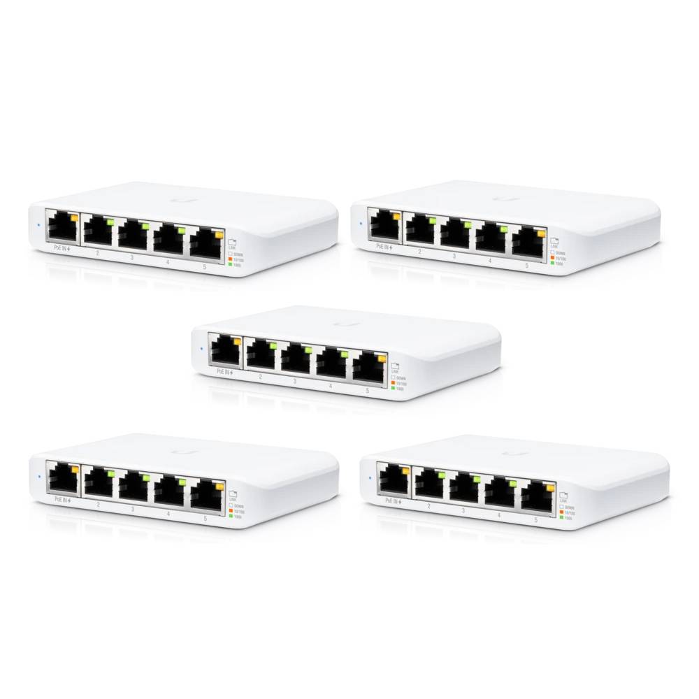 UniFi Switch USW Flex Mini Switch 5 Ports Gigabit PoE+