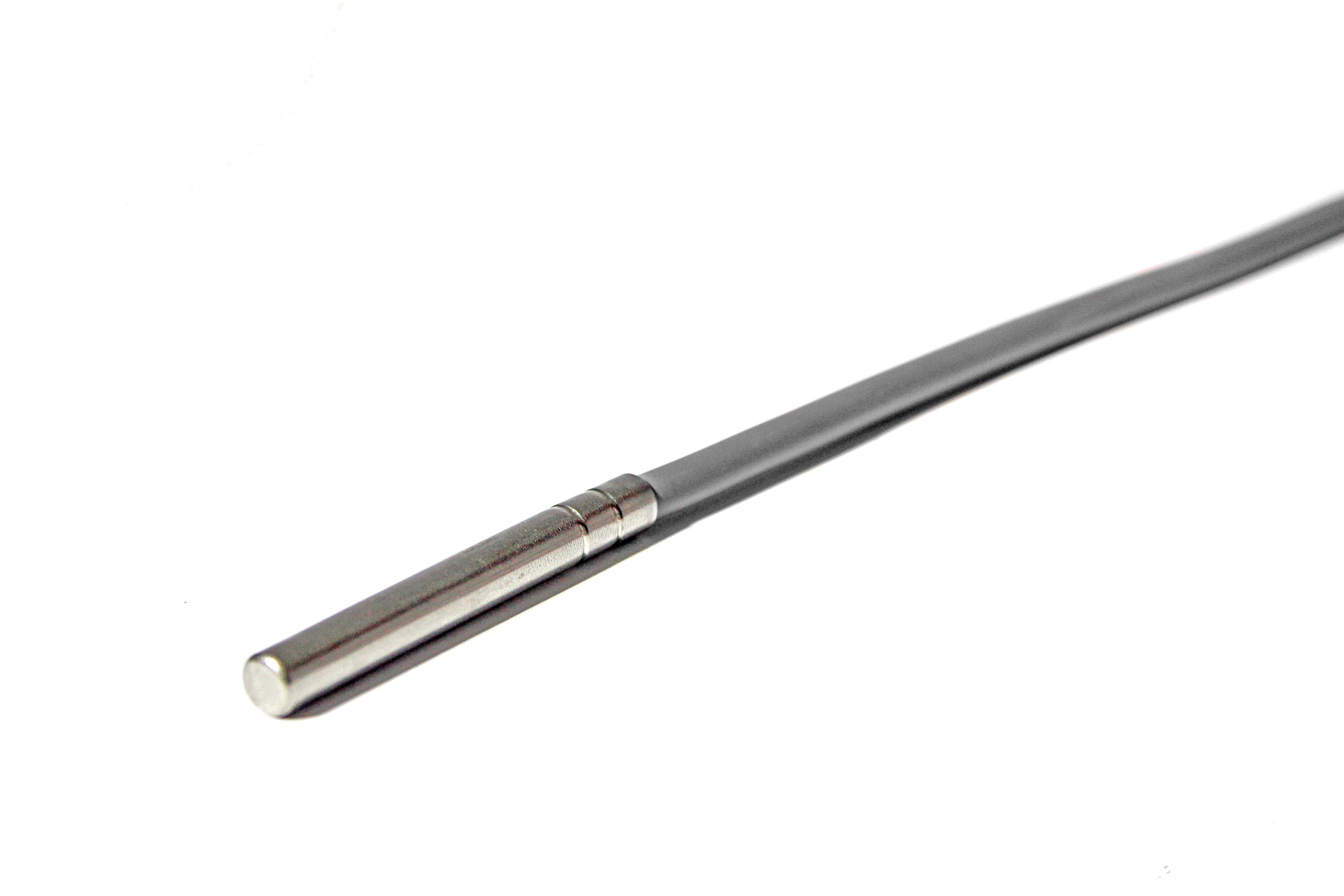 promesstec Pt100 Temperaturfühler / 5m PVC-Leitung / 3-Leiter / Schutzhülse 6x50mm / Klasse A / -35°C...+85°C