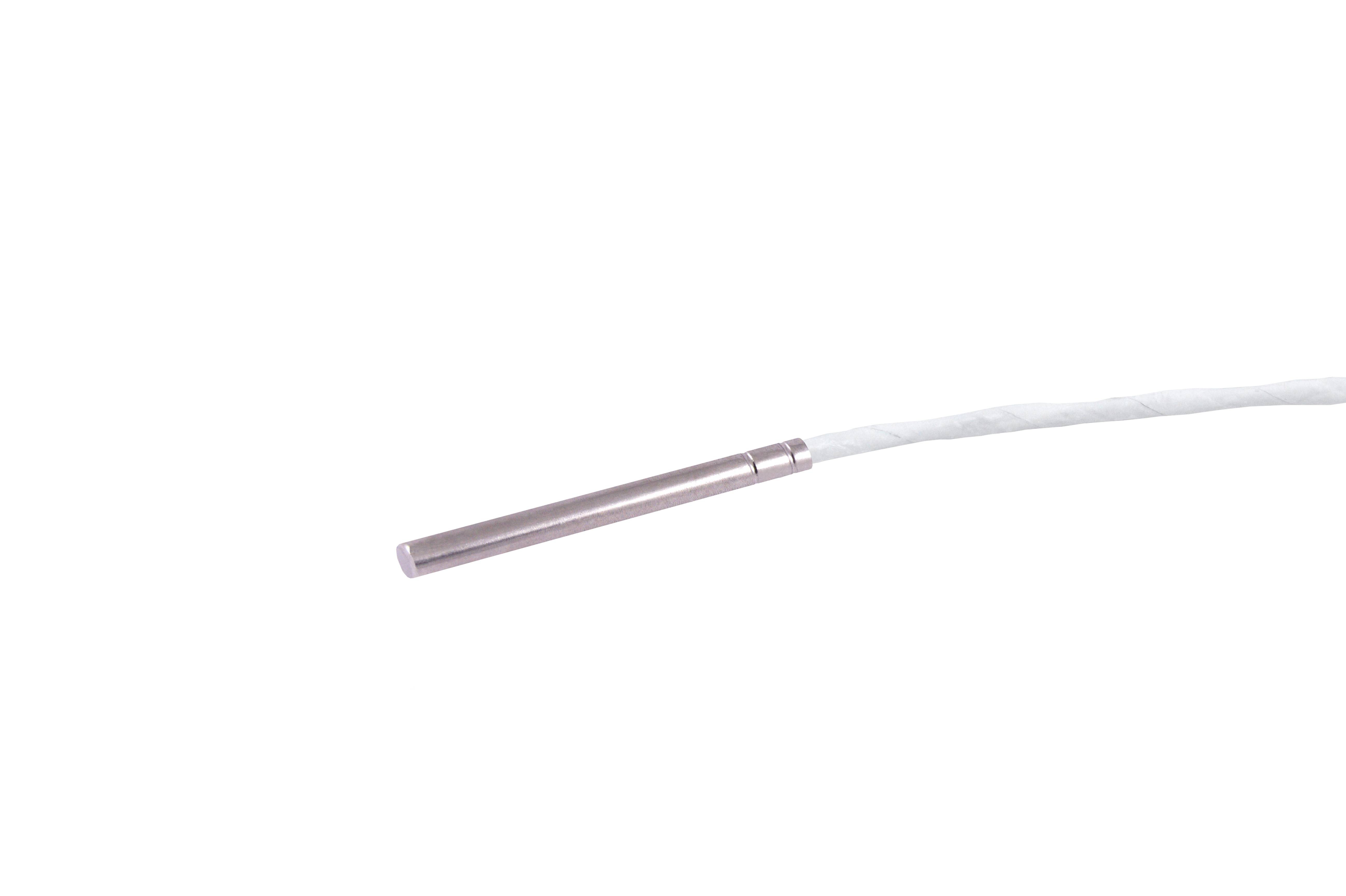 promesstec Pt100 Temperaturfühler / 5m PTFE-Leitung / 3-Leiter / Schutzhülse 4x50mm / Klasse A / -50°C...+260°C
