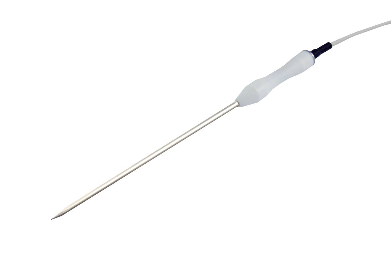 promesstec Einstechfühler / Pt100 / 3-Leiter / Klasse A / Schutzarmatur 4x150mm / PTFE-Handgriff / 3,5m PTFE-Leitung