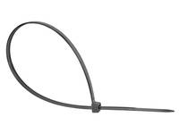 GOOD CONNECTIONS - Alcasa KAB-30S48, Leiter-Kabelbinder, Nylon, Schwarz, 8,2 cm, V2, 40 - 85 °C