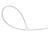 GOOD CONNECTIONS - Alcasa KAB-20T48, Lösbarer Kabelbinder, Nylon, Weiß, 2 - 53 mm, -40 - 85 °C, 20 cm