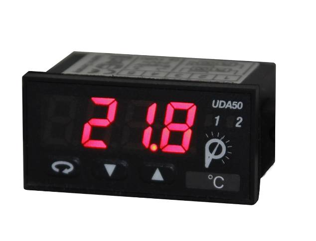 promesstec Digitale LED-Universalanzeige / Analogeingang 0/4…20mA oder 0…10 VDC / Spannungsversorgung 24 VDC