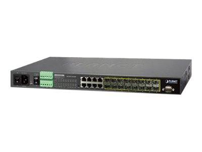 PLANET MGSW-24160F - Switch - L4 - managed - 8 x 1000Base-T + 16 x 1000Base-X