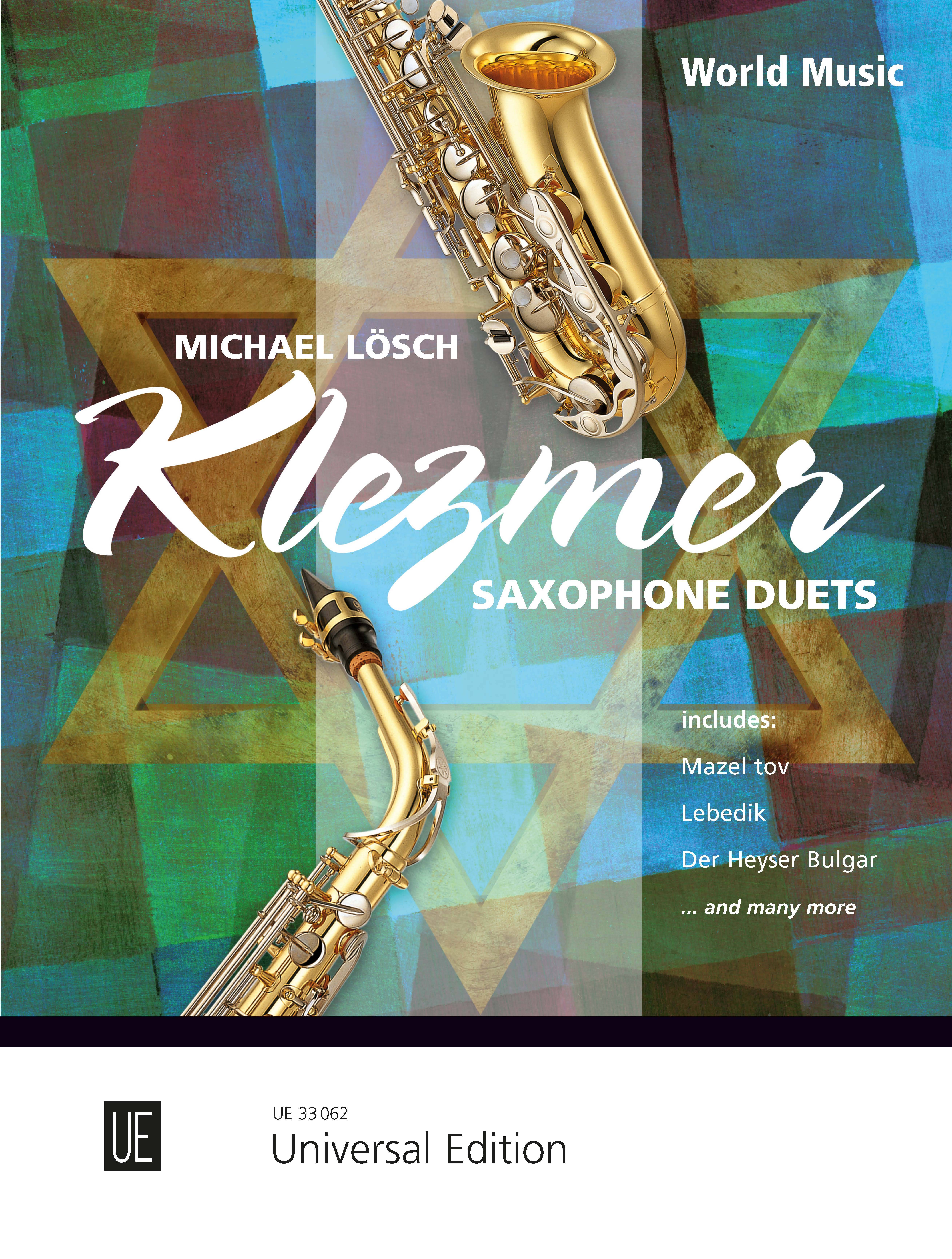 Klezmer Saxophone Duets für 2 Saxophone (Alt- und Tenorsaxophon), Spielpartitur (AA/AT)