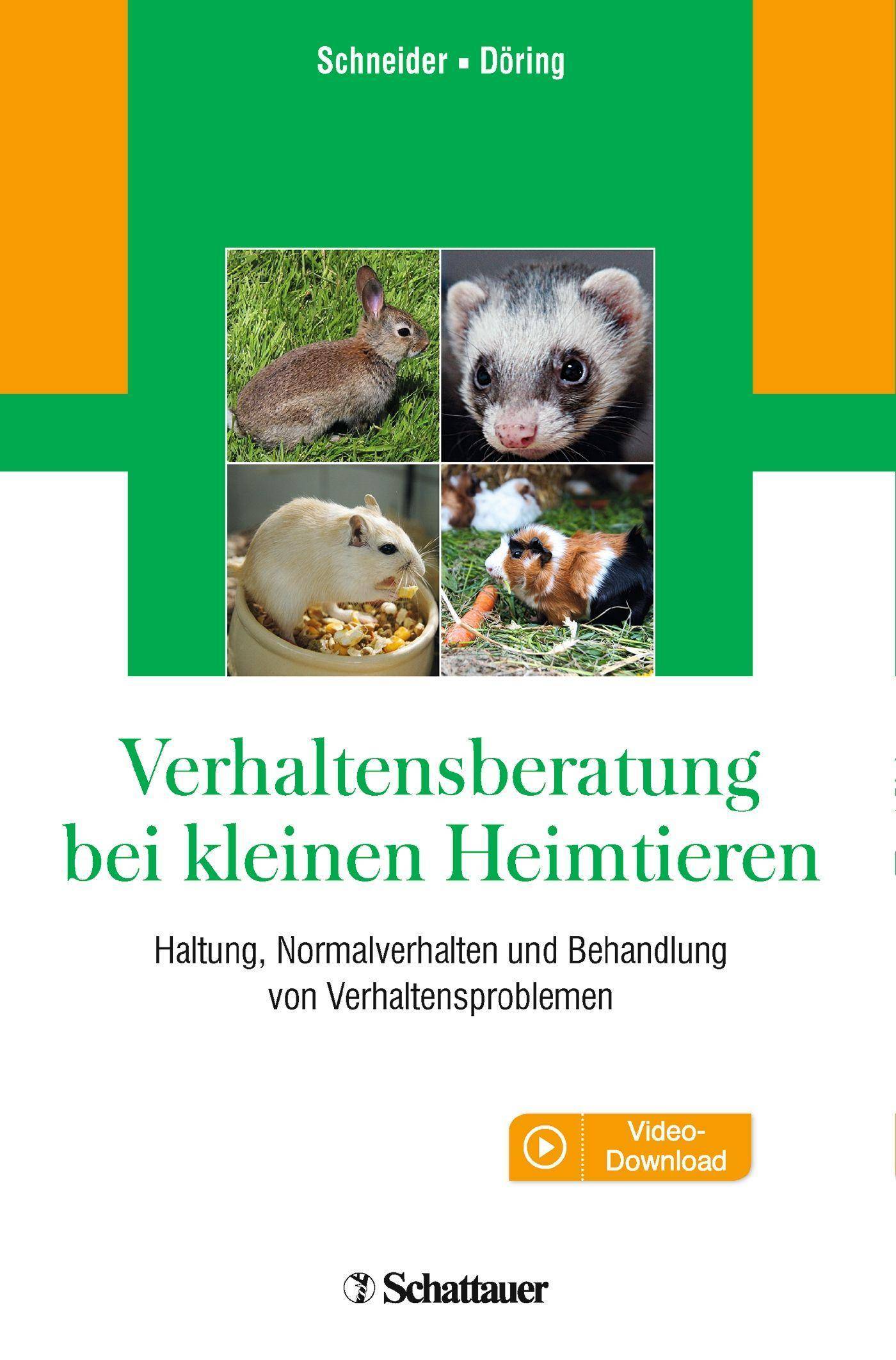 Verhaltensberatung bei kleinen Heimtieren Haltung, Normalverhalten und Behandlung von Verhaltensproblemen