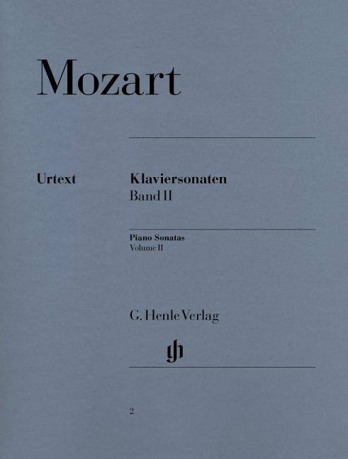 Mozart, Wolfgang Amadeus - Klaviersonaten, Band II. Bd.2 Besetzung: Klavier zu zwei Händen. Ausführlicher Kritischer Bericht (nicht in der Druckausg